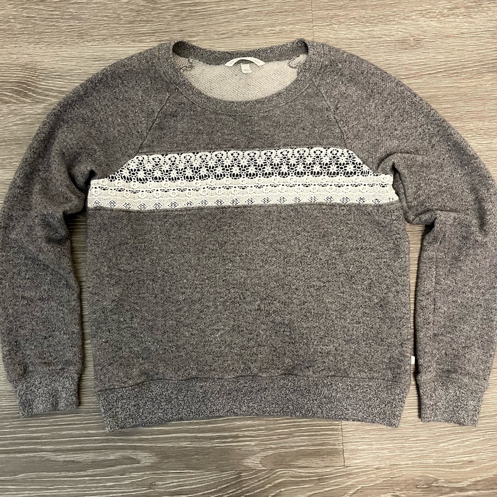 Victoria Secret Lace Crewneck Sweater